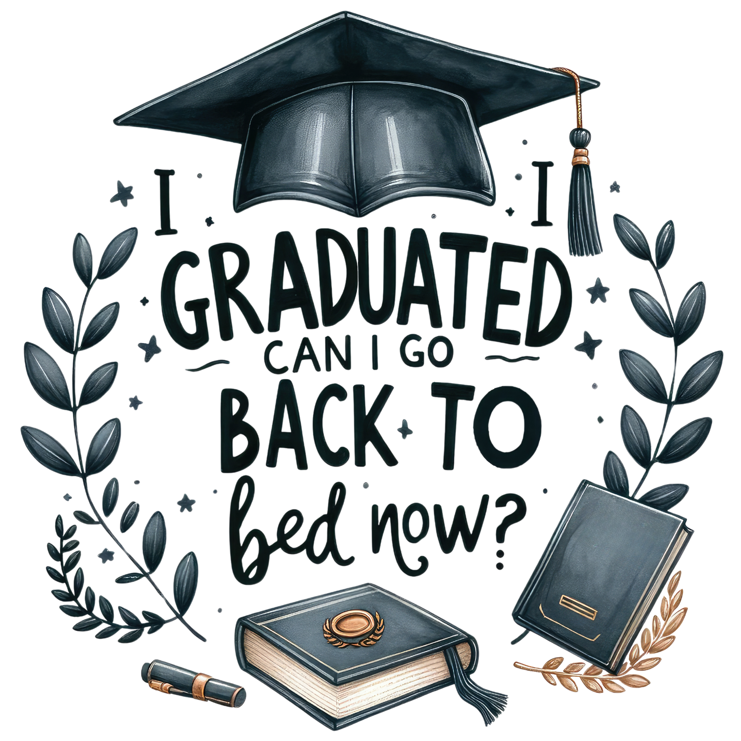 graduation dtf transfer designs