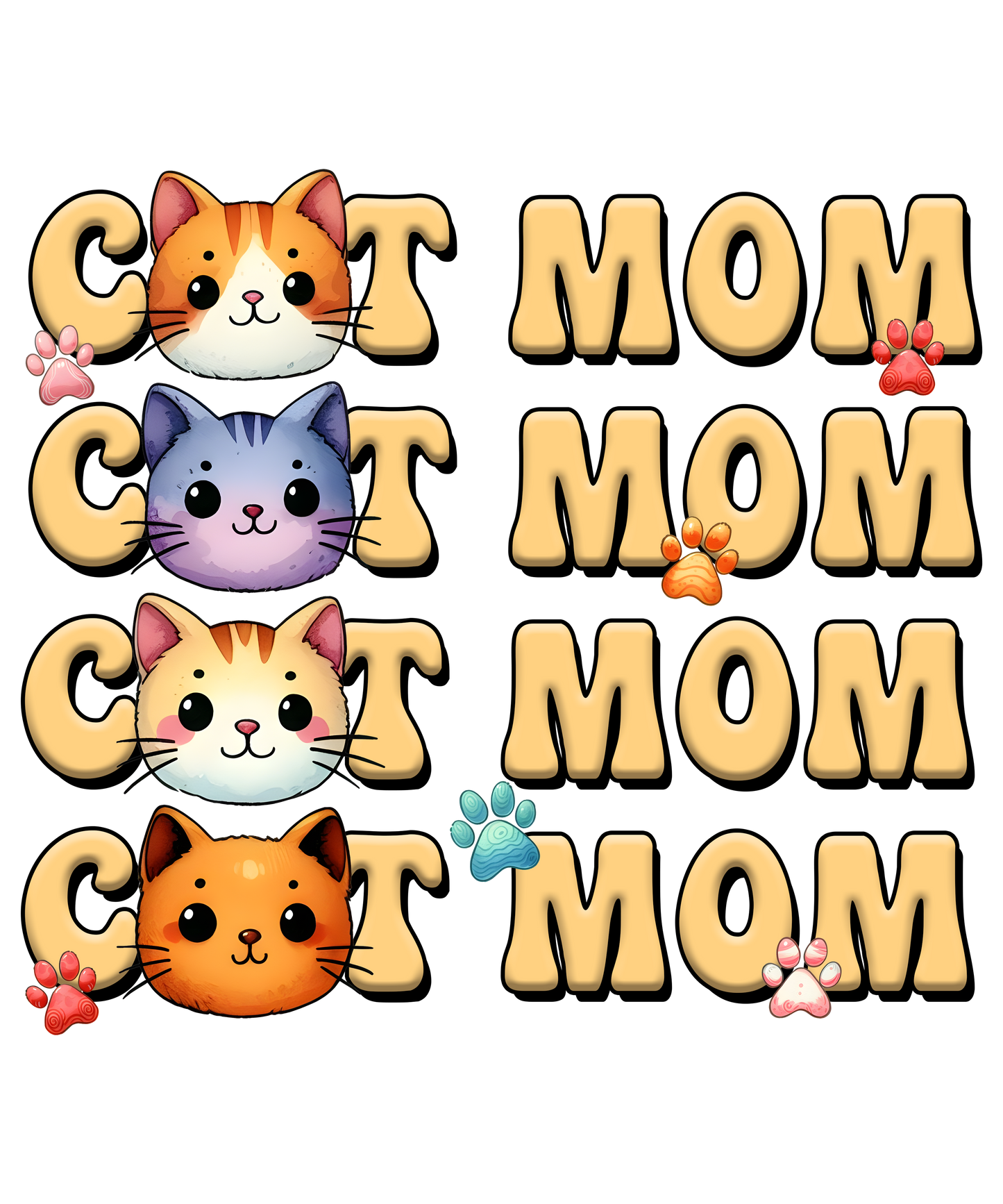 mother's day dtf transfer designs