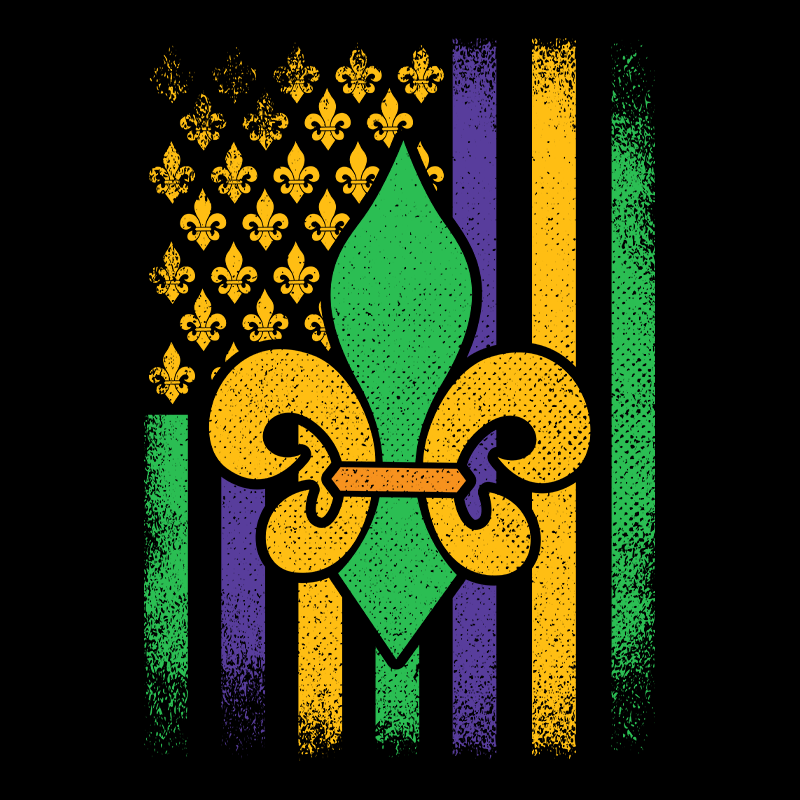 mardi gras dtf transfer designs