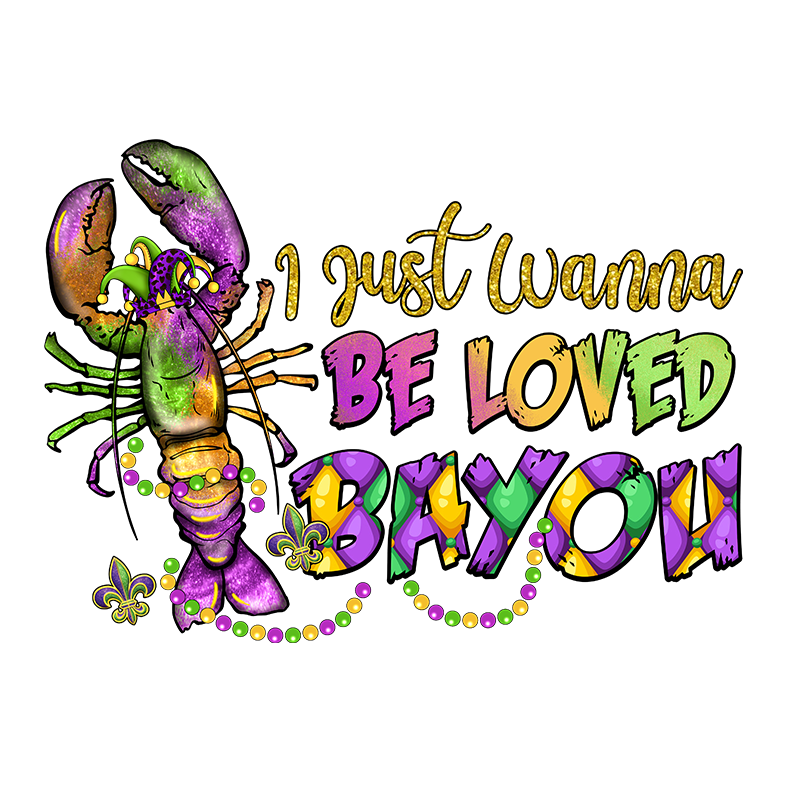 mardi gras dtf transfer designs