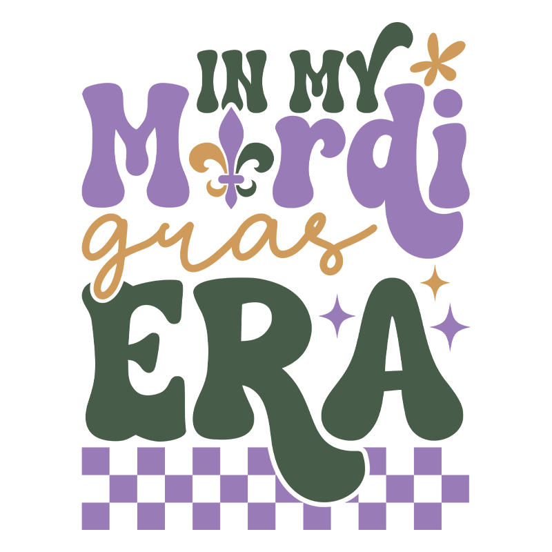 mardi gras dtf transfer designs