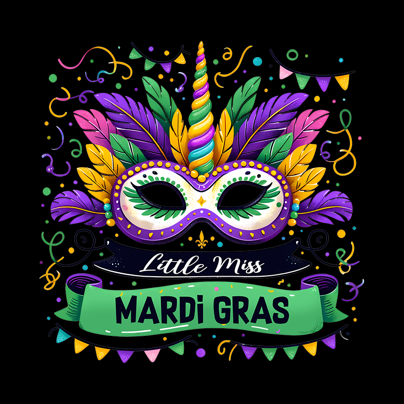 mardi gras dtf transfer designs