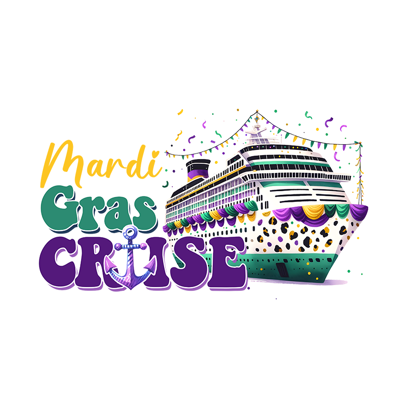 mardi gras dtf transfer designs