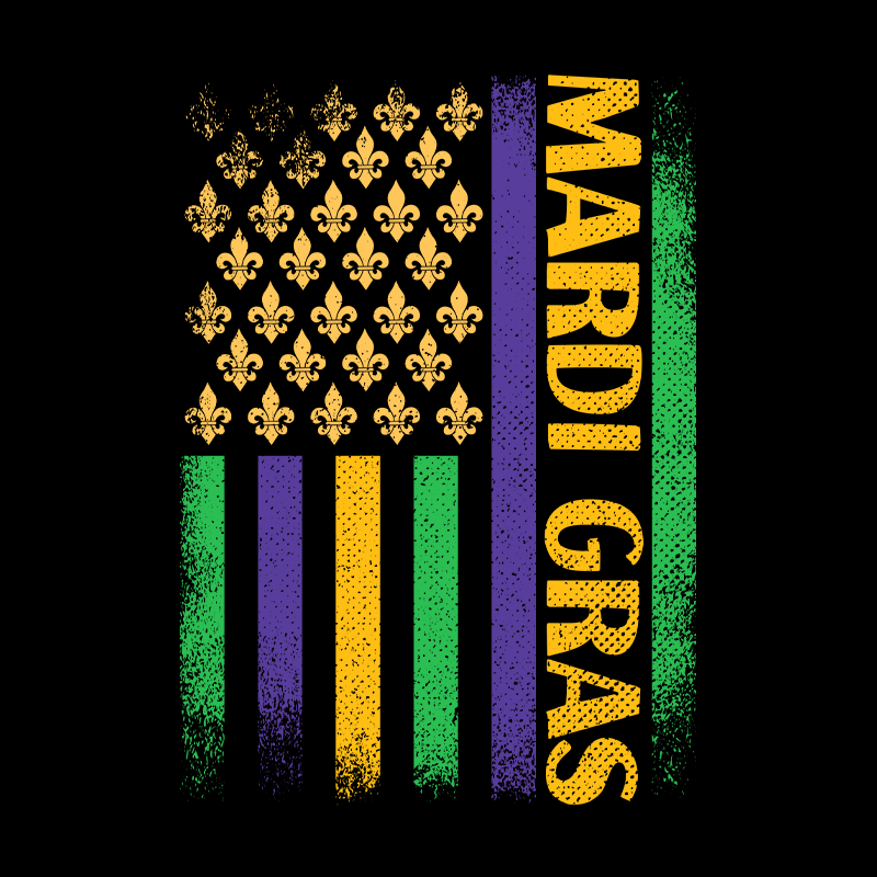 mardi gras dtf transfer designs