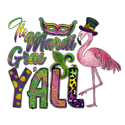 Mardi Gras DTF Transfer Designs