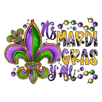 Mardi Gras DTF Transfer Designs