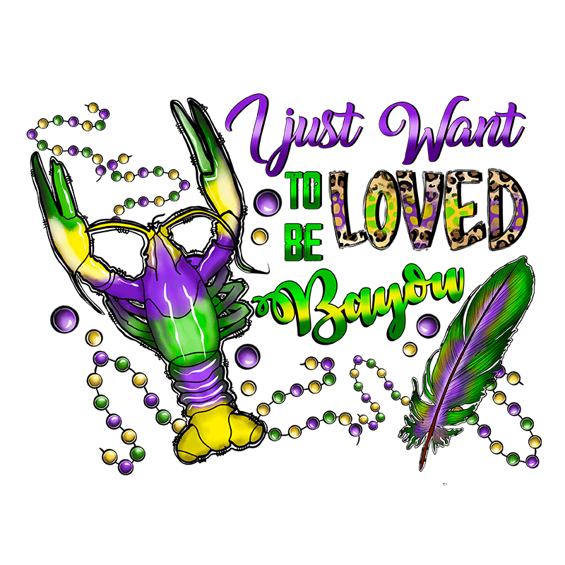 mardi gras dtf transfer designs