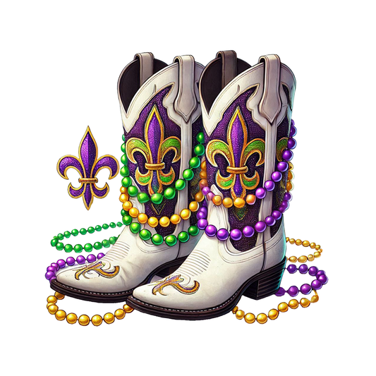 Mardi Gras DTF Transfer Designs