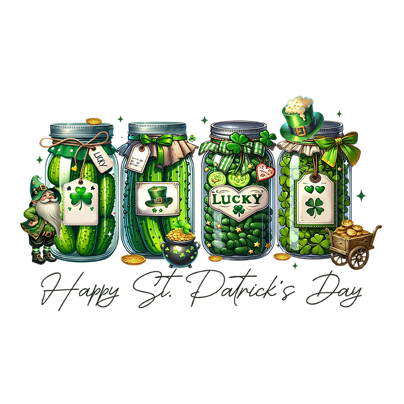 st patricks day dtf transfer designs