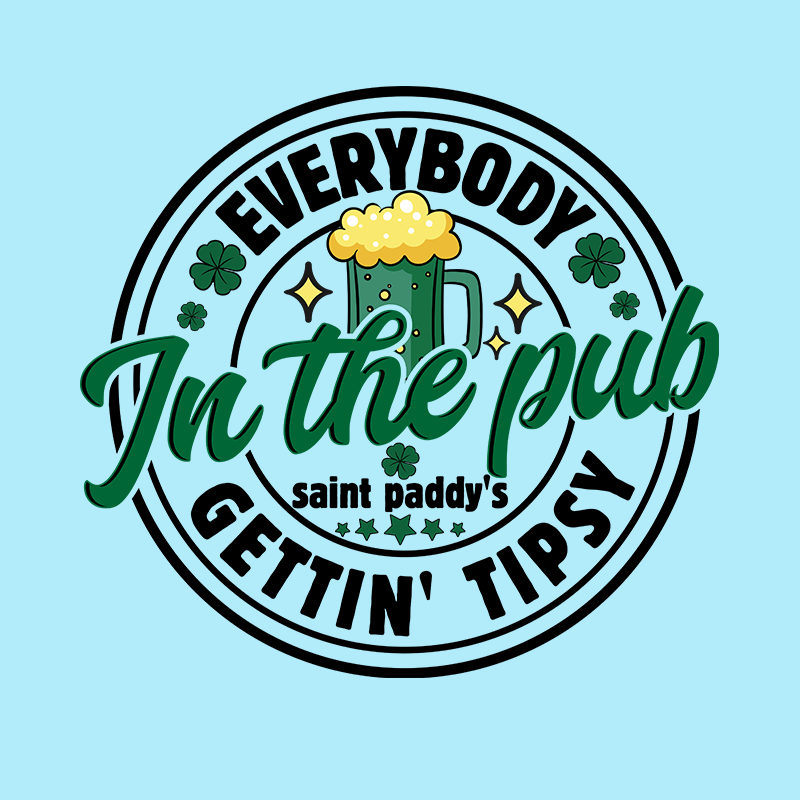 st patricks day dtf transfer designs