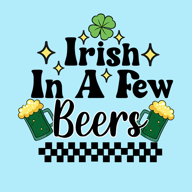 st patricks day dtf transfer designs