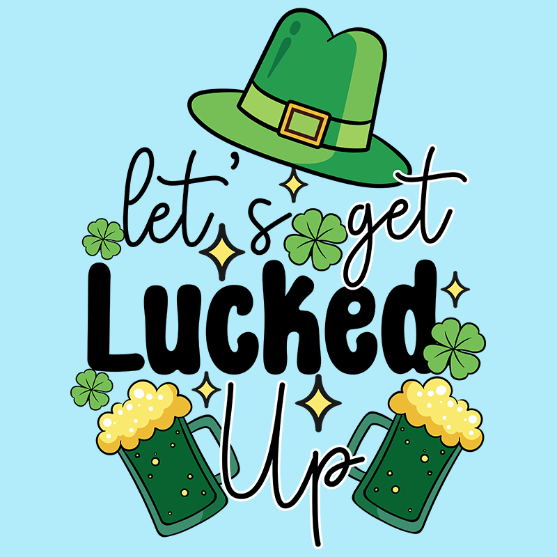 st patricks day dtf transfer designs