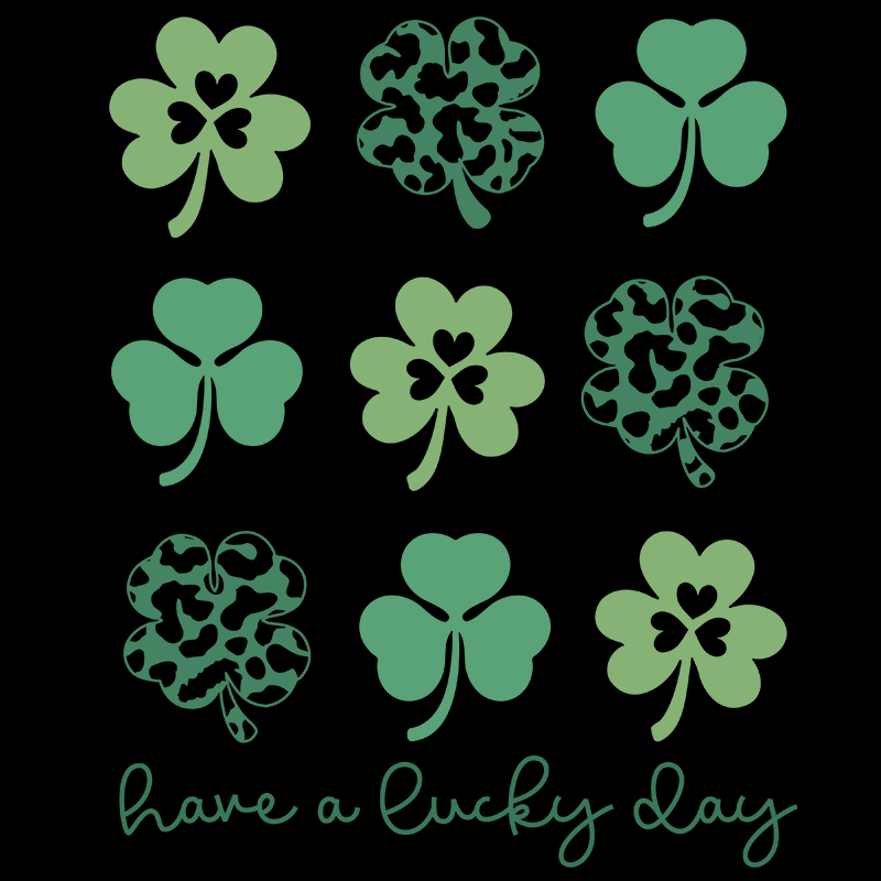 st patricks day dtf transfer designs