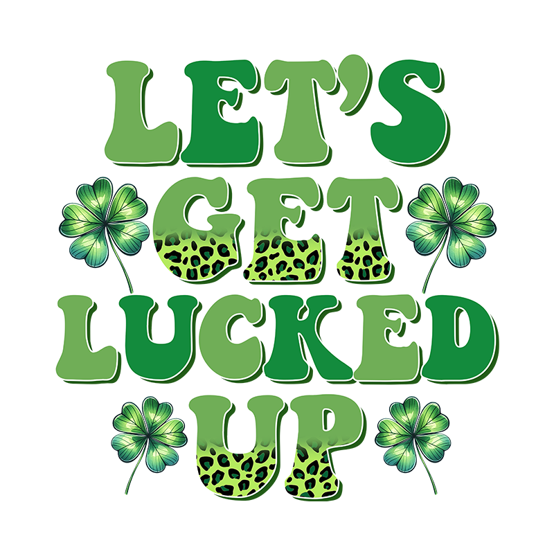 st patricks day dtf transfer designs